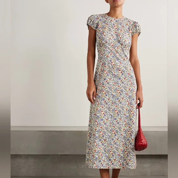 Doen Rhodia floral-print organic cotton-voile midi dress - Picture 6 of 16